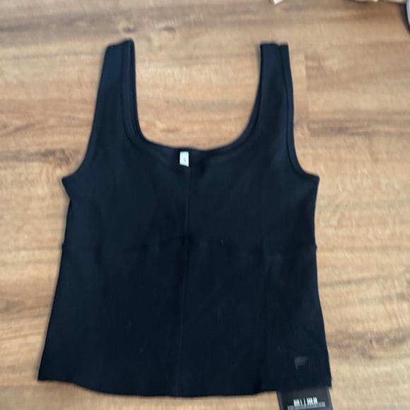 Fabletics Black Ribbed Tank Top - Picture 4 of 4